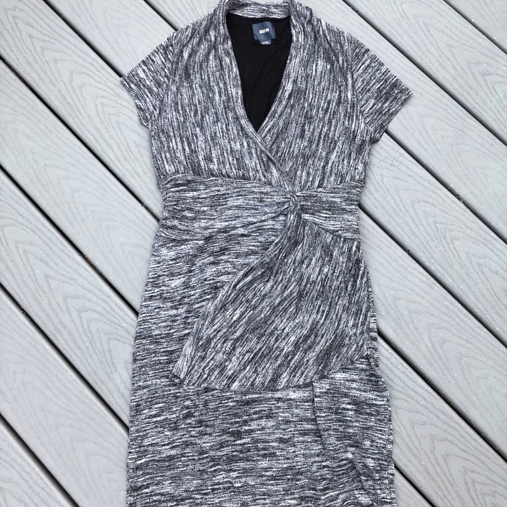 Gray Mauve Anthropologie dress -L